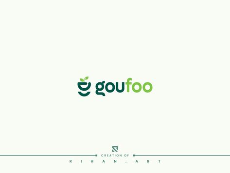 Green Food Logo Design | Letter G | Plant | Nature | Branding by Rihan Art on Dribbble Food Company Logo, Fresh Logo Design, Organic Food Logo, Logo Design Graphics, Logo Design Letter, Green Logo Design, G Logo Design, Typo Logo Design, Food Logo Design Inspiration