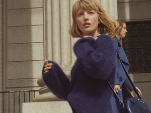 Winter Campaign, Lookbook Design, Campaign Fashion, Velvet Skirt, Shearling Coat, Style Crush, Club Monaco, Long Coat, No. 2