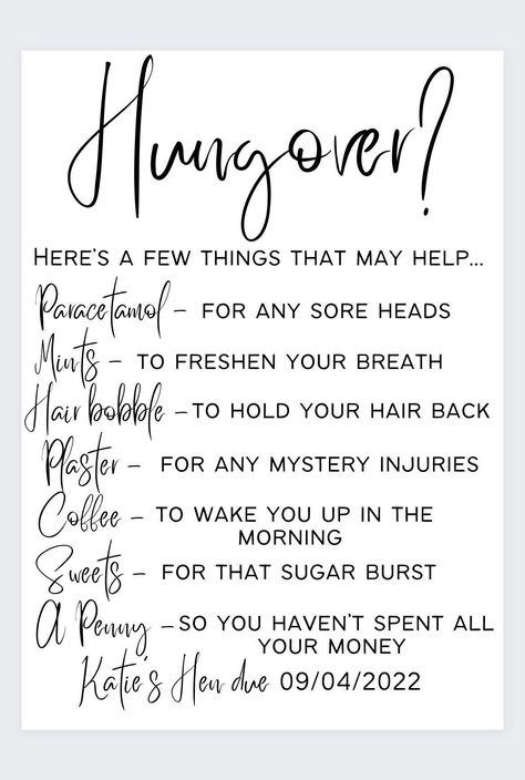 Hangover Kit For Bachelorette Party, Hen Do Survival Kit Ideas, Hangover Kit Contents, Mini Hangover Kit, Hens Recovery Kit, Hens Party Hangover Kit, Hangover Kit Hen Do, Hen Survival Kit, Hens Survival Kit