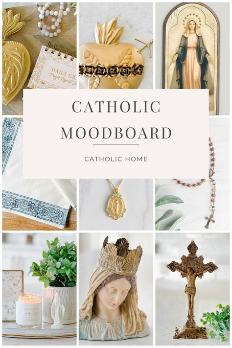 Catholic Home Wall Rosary Decor, Theology Of Home, Catholic Alters For Home, Catholic Prayer Room Ideas Decor, Marian Altar, Lent Decorations For Home, Prayer Room Ideas Catholic, Catholic Easter Decorations, Catholic Prayer Room