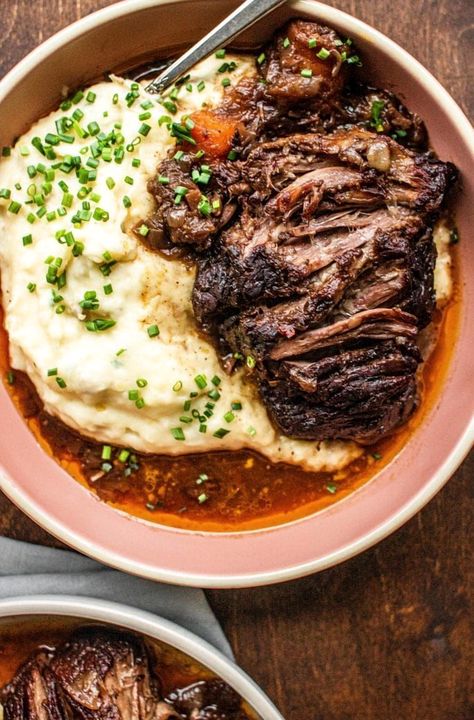 Indulge in the ultimate comfort food with this slow-cooked beef in a rich red wine sauce. Perfect for cozy evenings, this dish features tender beef simmered to perfection, absorbing the deep, robust flavors of red wine and aromatic herbs. Serve it over creamy mashed potatoes or alongside crusty bread to soak up every last drop of the savory sauce. Ideal for impressing guests or enjoying a quiet night in, this recipe is a must-try for anyone who loves hearty, flavorful meals. Red Wine Sauce, Beef Tips, Beef Stew Recipe, Braised Beef, Stew Recipe, Seitan, Beef Dishes, Beef Stew, Yummy In My Tummy