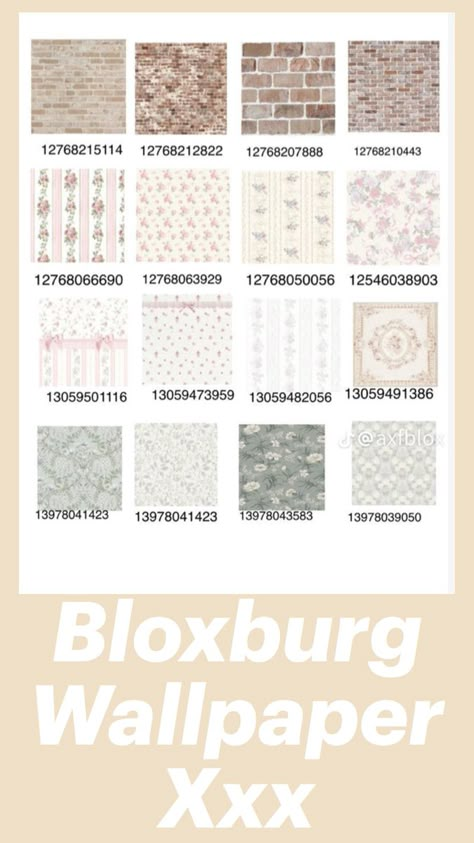 Vintage wallpaper Bloxburg Wallpaper, Rh Design, Bloxburg Decals Codes Aesthetic, Preppy Decal, Blocksburg Room Ideas￼, Pic Code, House Decals, Bloxburg Decals Codes Wallpaper, House Decorating Ideas Apartments