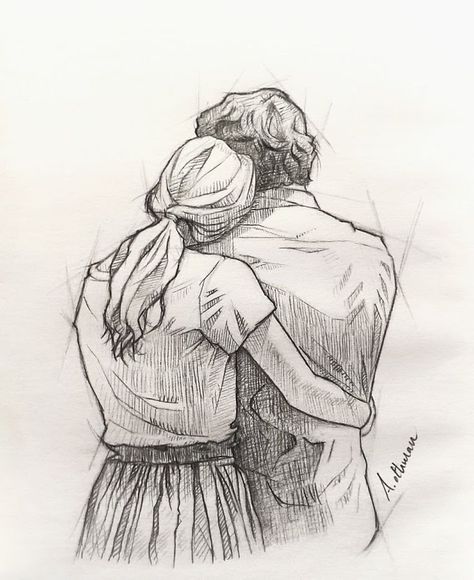 Simple Pencil Sketches Aesthetic, Romantic Pencil Drawing, Pencil Sketches Love, Cute Couple Drawings Aesthetic Sketch, Pencil Drawing Images Of Love, Couple Picture Drawing, Couple Pencil Drawings, Pencil Art Drawings Love, Pencil Drawings Love