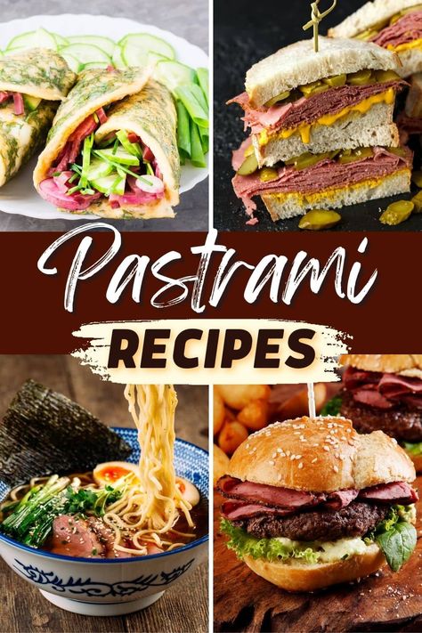 10 Best Pastrami Recipes (+ Easy Meal Ideas) Pastrami Soup Recipe, Pastrami Meal Ideas, Pastrami Recipe Dinners, Pastrami Dinner Ideas, Leftover Pastrami Recipes, Recipes Using Pastrami, Best Pastrami Sandwich Recipe, Recipes With Pastrami, Pastrami Ideas