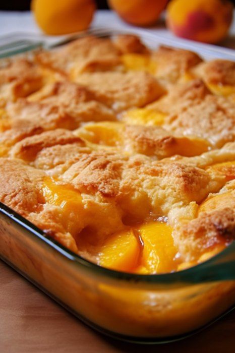 Tasty Recipes | "Might be my hubby's new favorite meal | Facebook Easy Peach Cobbler Recipe, Peach Dessert Recipes, Cobbler Topping, Baked Peach, Peach Cobbler Easy, Peach Desserts, Peach Cobbler Recipe, Peach Pie, Cobbler Recipes