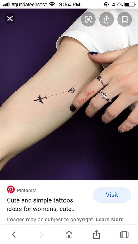 Small Plane Tattoo, Nomad Tattoo, Plane Tattoos, Aviation Tattoo, German Tattoo, Stained Glass Tattoo, Airplane Tattoo, Plane Tattoo, Corgi Drawing