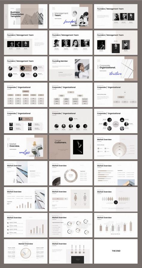 Business Plan Presentation Template with 30 Pages and Infographics Business Plan Presentation Design, Business Plan Layout, Business Plan Design, Freelance Business Plan, Ppt Ideas, Report Layout, Powerpoint Background Templates, Diptyque Paris, Plan Presentation