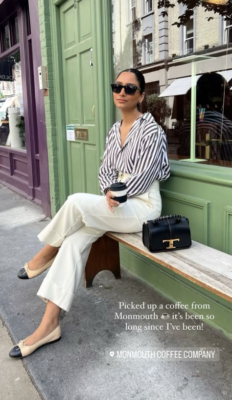 Outfits With Striped Shirts, Postpartum Fashion, Oversized Striped Shirt, Stripe Outfits, Summer Work Outfits, Looks Street Style, Stylish Work Outfits, Casual Chic Outfit, Casual Work Outfits