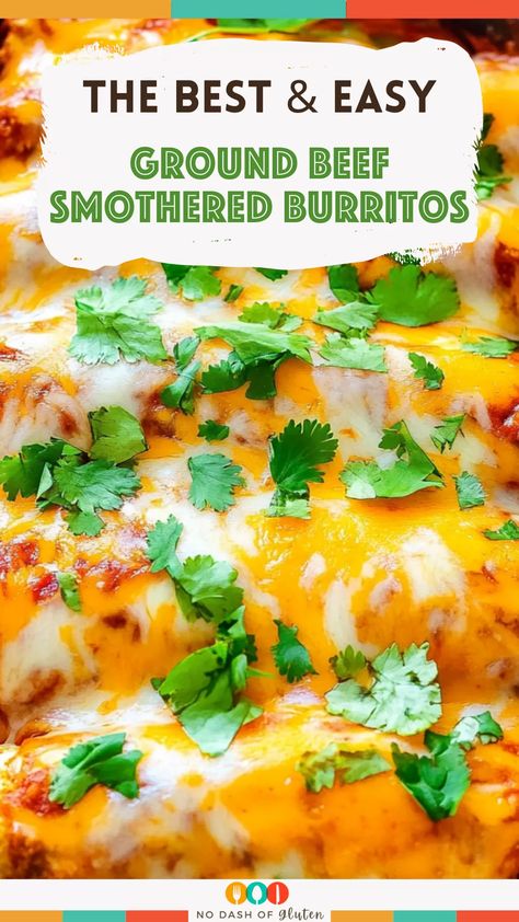 Ground Beef Smothered Burritos Loaded Smothered Beef Burritos, Ground Beef And Lettuce Recipes, Shredded Beef Burrito Recipes, Burritos Beef Ground, Smothered Burritos Beef, Ground Beef Burrito Recipe, Smothered Burrito Recipe, Beef Burrito Recipes, Bean And Beef Burritos