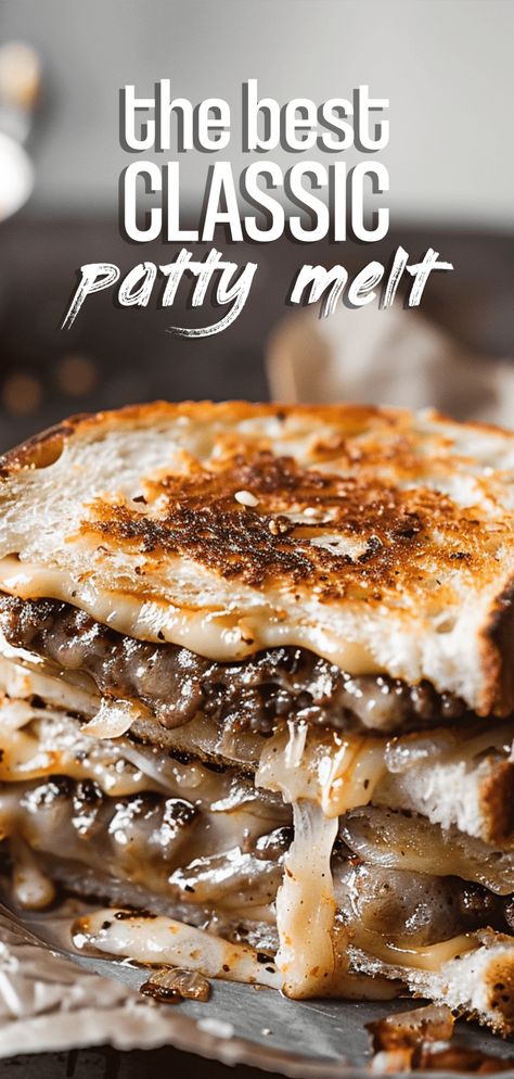 Classic Patty Melt [45 Minutes] – Chasety Patty Melts On Blackstone, Sourdough Burger Patty Melts, Patty Melt On Blackstone, Blackstone Patty Melt, Homemade Patty Melt, Whataburger Patty Melt Sauce, Patty Melt Recipe Pioneer Woman, Whataburger Patty Melt, Meat Patty Recipe