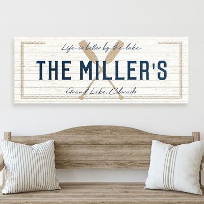 Handcrafted and designed by our in-house artisans, this sign will allow you to display your love of lake life! Made from Baltic birch wood, each sign is unique and customizable. You can add your family name, a favourite quote, or the coordinates of your favourite lakeside spot. This wooden sign is perfect for any setting whether it be a cozy lake house or a city home with a lakeside aesthetic. The Lake Life sign is designed to blend rustic charm with modern elegance, making it an ideal gift or a Lake House Bathroom Decor Ideas, Lake House Wood Signs, Welcome To The Lake Sign, Lakeside Aesthetic, Lake Cottage Interiors, Cozy Lake House, Lake House Wall Decor, Lake Life Decor, River Time