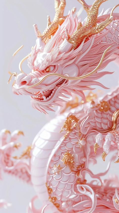 Pink Dragon Wallpaper, Ethereal Dragon, Zen Wallpaper, Rose Dragon, Dragon Garden, Dragon Wallpaper, Dragon Heart, Android Wallpaper Art, Dragon Artwork Fantasy