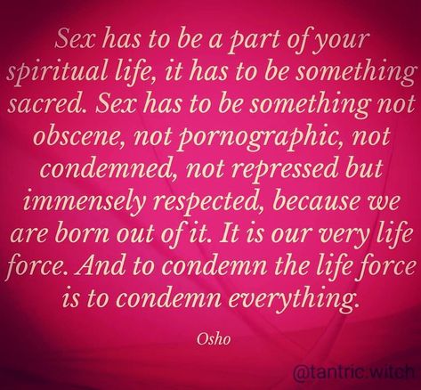 Sophie Gregoire on Instagram: “✨✨✨ #tantra #sacredsexuality #osho #sexuality #sexualityandspirituality” Osho Quotes, Spiritual Love, A Course In Miracles, Spiritual Life, About Love, Spiritual Awakening, Spiritual Quotes, Relationship Quotes, Words Of Wisdom