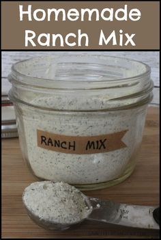 Homemade Ranch Mix, Homemade Dry Mixes, Diy Mixes, Ranch Mix, Dry Mixes, Spice Mix Recipes, Hidden Valley Ranch, Homemade Mixes, Ranch Recipe