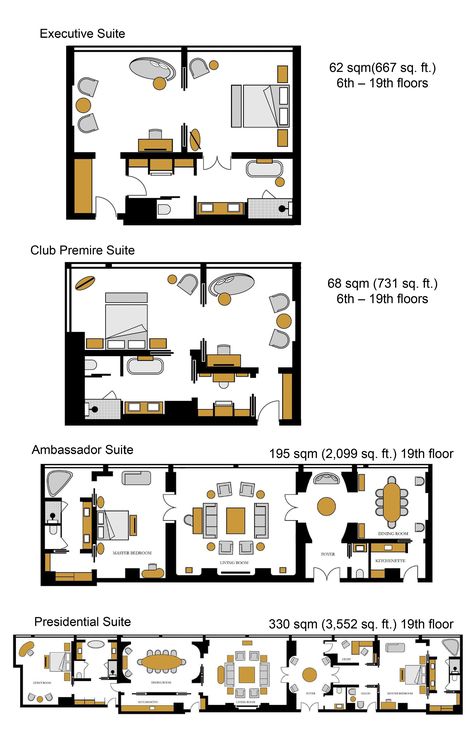 Hotel Suites Floor Plan, Suite Room Design Hotel, Suite Rooms Hotel, Hotel Room With Fireplace, Hotel Suites Design, Suite Hotel Room Luxury Plan, Luxury Hotel Suite Room Plan, Hotel Suite Floor Plan Luxury, Luxury Suite Hotels