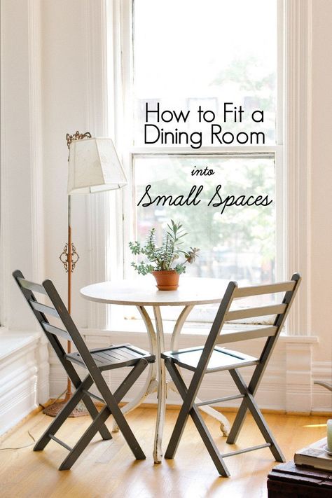 Small Room Design, Small Apartment Therapy, Apartment Dining, Space Apartments, Rental Apartment, Dining Room Small, Small Dining, Small Table, Bistro Table