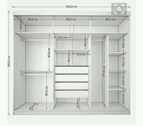 Closet Design Plans, Closet Dimensions, Bedroom Built In Wardrobe, Bedroom Cupboard, Closet Design Layout, Modern Cupboard Design, Luxury Closets Design, Closet Renovation, Bedroom Cupboard Designs