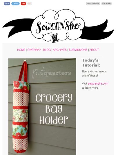 Check out this Mad Mimi newsletter Grocery Bag Holder, Beginner Sewing Projects Easy, Leftover Fabric, Belem, Sewing Projects For Beginners, Easy Sewing Projects, Love Sewing, Cool Diy Projects, Bag Holder