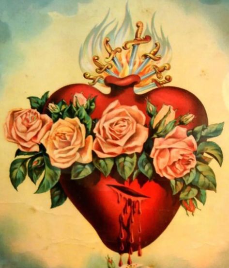 Heart Of Mary Tattoo, Immaculate Heart Of Mary Tattoo, Most Sacred Heart Of Jesus, The Immaculate Heart Of Mary, Mary Tattoo, Jesus Today, Immaculate Heart Of Mary, Heart Of Mary, Immaculate Heart