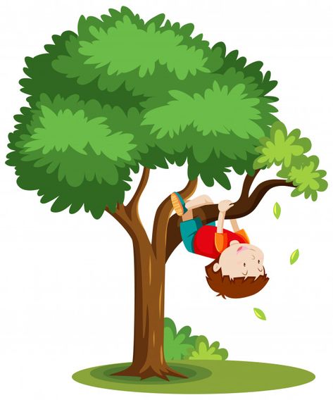 Tree Cartoon, Trees For Kids, Sleepy Animals, Kids Climbing, Summer Trees, Climb Trees, Kids Exploring, Childrens Books Illustrations, Outdoor Activities For Kids