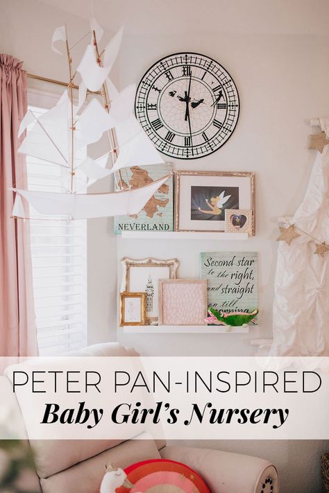 Neverland Nursery, Casa Disney, Peter Pan Nursery, Deco Disney, Disney Rooms, Disney Nursery, Nursery Baby Room, Nursery Ideas