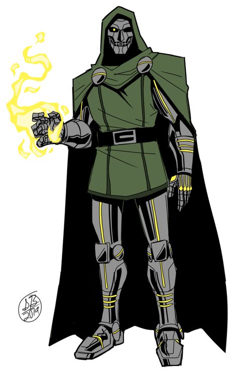 Doctor Doom Concept Art, Dr Doom Redesign, Doctor Doom Redesign, Spencer Blair Art, Dr Doom Art, Spencer Blair, Spiderman Book, Doctor Doom Art, Doctor Doom Marvel