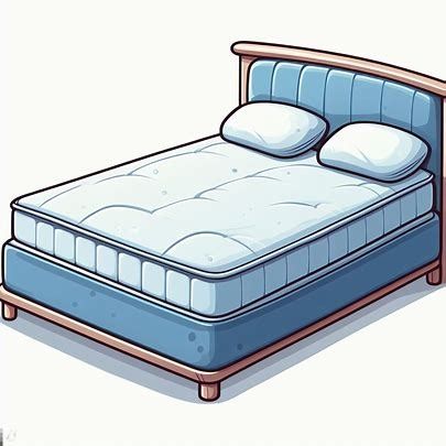 single bed mattress cartoon clipart images - Pencipta Imej daripada Microsoft Designer 2d Bed Design, Bed Animation, Bed Working Drawing, Bed Clipart Cartoon, Kids Making Bed Clipart, Bed Clipart, Bed Illustration, Bed Vector, Table Drawing