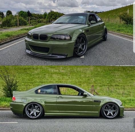 E46 M3 | Green | Grey Wheels E46 Coupe Tuning, E46 Drift Car, E46 Drift, Bmw E46 Sedan, E46 Touring, Clio Sport, Bmw Tuning, E46 Sedan, E46 Coupe