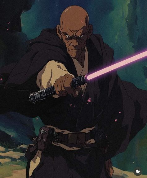 Star Wars Anime Wallpaper, Star Wars Concept Art Wallpaper, Star Wars Lofi Art, Ghibli Star Wars, Star Wars Episode 3 Wallpaper, General Grievous Wallpaper, Star Wars Anime, Fantasy Star, Jedi Art