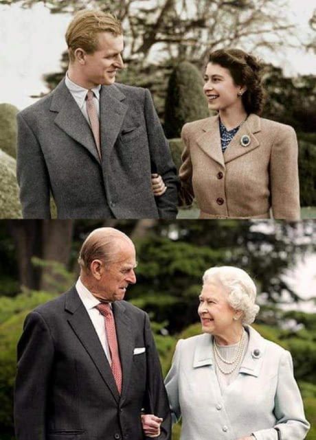 Married in 1947 Queen Elizabeth and Prince Philip will celebrate their 70th Wedding Anniversary this year. Prince Philip Queen Elizabeth, 70th Wedding Anniversary, Rainha Elizabeth Ii, Hm The Queen, Reine Elizabeth, Elisabeth Ii, Prince Phillip, Royal Queen, Plaid Shirts