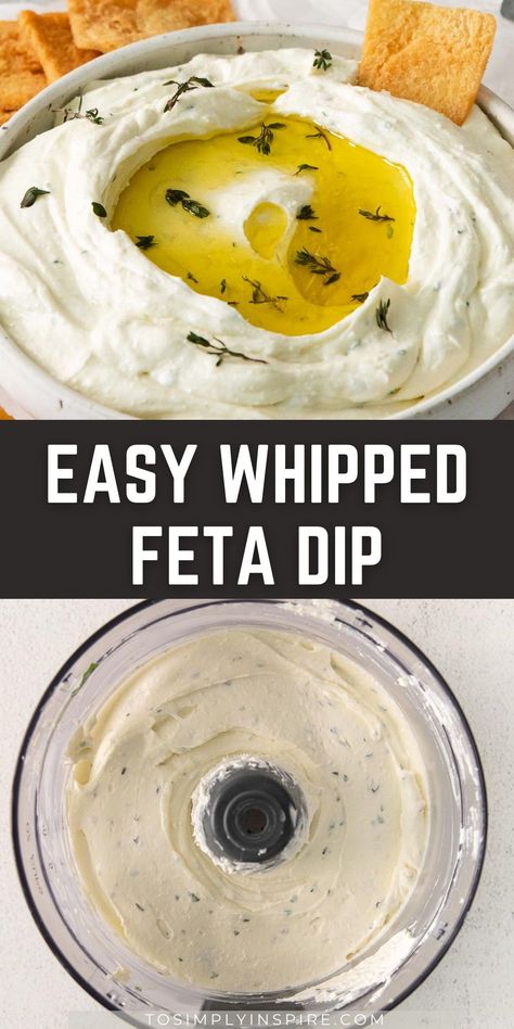 Essen, Feta Cheese Dip, Keto Chips, Whipped Feta Dip, Greek Appetizers, Feta Cheese Recipes, Delicious Dips Recipes, Feta Recipes, Feta Dip