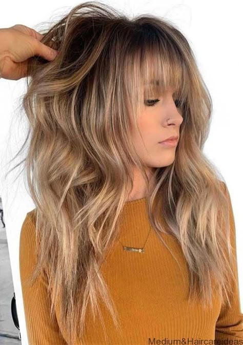 Long Balayage, Frontal Hairstyles, Long Hair With Bangs, Haircuts For Long Hair, Hair Color Balayage, Haircuts With Bangs, Hair Envy, Ombre Hair, Balayage Hair