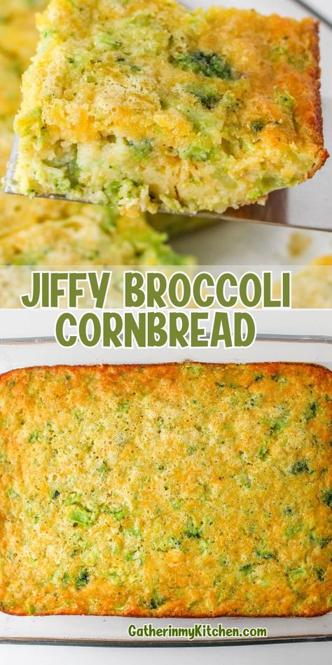 This Broccoli Cheese Cornbread Jiffy recipe mixes comfort with convenience. Using Jiffy cornbread mix, this recipe delivers a cheesy, broccoli-packed cornbread that's both nutritious and delicious. Jiffy Broccoli Cornbread, Broccoli Cornbread Casserole, Broccoli Cheddar Cornbread, Jiffy Corn Mix Recipes, Jiffy Broccoli Cheese Cornbread, Broccoli Cheese Cornbread Jiffy, Broccoli Cornbread Jiffy Cottage Cheese, Broccoli Cornbread Recipe Jiffy, Brocolli Cornbread