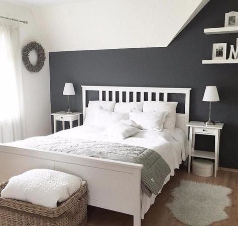 Hemnes Bed, Ikea Bedroom, Decor Ikea, Ikea Hemnes, White Bed, Baby Bedroom, Baby Furniture, White Bedroom, Bedroom Furniture Sets