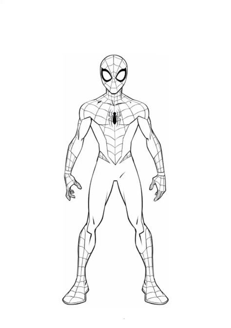 Character Design Spiderman, Spider Man Outline, Spider Man Dibujo, Marvel Cartoonverse, Spider Cosplay, Spiderman Ultimate, Spiderman Coloring Pages, Spiderman Painting, Miss Martian