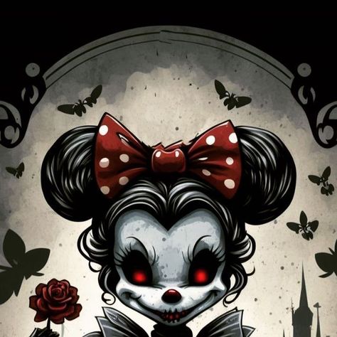 Dark Disney Art Twisted Princesses, Punk Disney Characters, Horror Disney, Disney Characters Tattoos, Dark Disney Tattoo, Creepy Disney, Dark Disney Art, Cheshire Cat Tattoo, Horror Cartoon