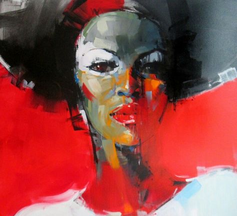 Peter Pharoah Paintings Peter Pharoah, South African Art, African Paintings, South African Artists, African Artists, Abstract Faces, Afro Art, Abstract Portrait, African American Art