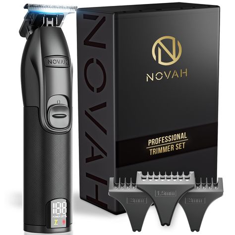 PRICES MAY VARY. PRO TESTED, CREATED FOR ALL - Our Novah barber kit has been tested in some the best barbershops around the world to do what they do best. Our barber clippers professional sets are being used worldwide to give precision cuts to the men who walk the walk. We have brought our most trusted professional cordless hair clippers to now be available to all A LEVEL ABOVE THE REST - There are many mens hair clippers to choose from, but with decades on experience in working the world's best Mens Hair Clippers, Barber Clippers, Barber Haircut, Trimmer For Men, Mens Hair, Hair Clipper, Roche Posay, The Walk, La Roche Posay