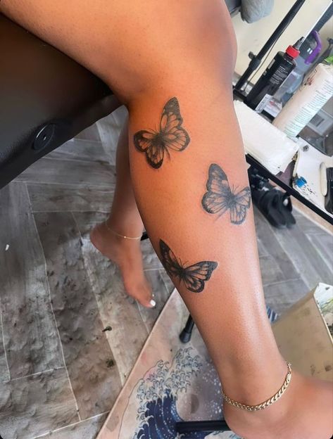 #follow #tattooideas #tattoos #tattooart #blogging #blogger #blog #beautyblog Fye Tattoos, Butterfly Leg Tattoos, Calf Tattoos For Women, Cute Tattoos On Wrist, Hand Tattoos For Girls, Cute Hand Tattoos, Pretty Hand Tattoos, Butterfly Tattoos For Women, Neck Tattoos Women