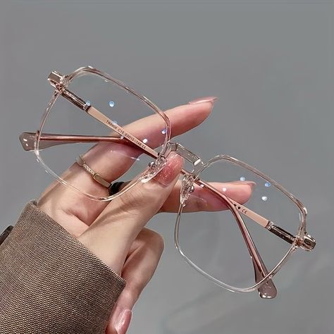 https://temu.to/m/eii2g68pgwd Women Spectacles Frames, Big Cute Glasses, Glasses Astethic, Trending Eye Glasses For Women, Chasma Frame, Aesthetic Specs, Funny Glasses Pictures, Clear Glasses Frames Women, Circular Glasses