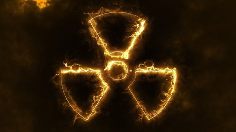 Download the Flaming iconic trefoil radioactive symbol background animation. Danger hazard warning sign for ionizing radiation motion background. 21257162 royalty-free Stock Video from Vecteezy and explore thousands of other stock footage clips! Radioactive Symbol, Warning Symbol, Ionizing Radiation, Background Animation, Danger Signs, Motion Background, Motion Backgrounds, Warning Sign, Chernobyl