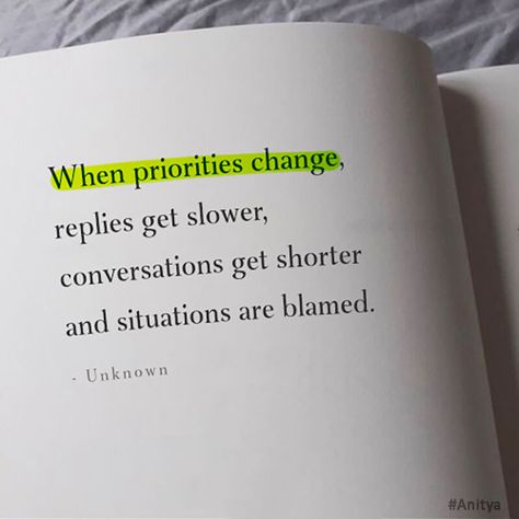 Conversation Getting Shorter Quotes, When Conversations Get Shorter Quotes, Psychology Captions, When The Conversation Is Getting Shorter, Life Situation Quotes, Priorities Yourself Quotes, Slow Replies Quotes, Priorities Change Quotes, Priorities Quotes Life