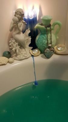 Full Cold Moon, Aphrodite Aesthetic, Cold Moon, Mermaid Bathroom, Moon Bath, Mermaid Aesthetic, Season Of The Witch, Witch Aesthetic, Bath Bomb