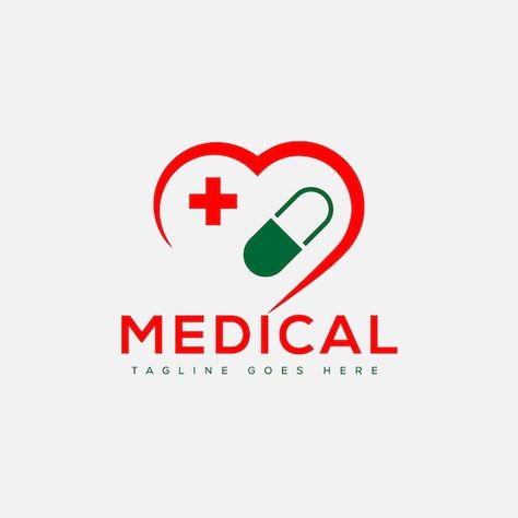 Medical logo design template vector grap... | Premium Vector #Freepik #vector #pharmacist #doctor-symbol #stethoscope #doctor Pharmacist Logo, Doctor Symbol, Medical Frame, Doctor Logo Design, Medical Logos, Doctor Logo, Heading Design, Medicine Logo, Doctor Logos