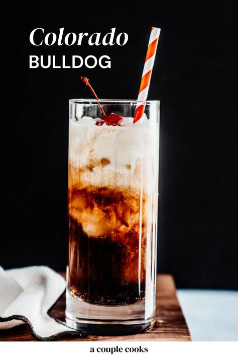 Bulldog Recipe, Cola Cocktail, Colorado Bulldog, Kahlua Drinks, Cocktails Made With Vodka, Sweet Cocktail, Best Fish Recipes, Summer Drink Cocktails, A Couple Cooks