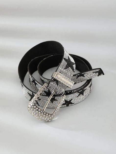 Y2K Rhinestone Star Decor Belt StreetI discovered amazing products on SHEIN.com, come check them out! 2000s Accessories, Y2k Rhinestone, Y2k Belt, Star Decor, Star Decorations, Christmas Wishlist, Amazing Products, Dream Closet, Belts