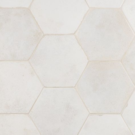 Lowe’s Flooring Visualizer Simple Floor Tile, Hall Bathroom Floor Tile, Farmhouse Bathroom Tile Floor Ideas, Simple White Bathroom Floor Tile, Aesthetic Bathroom Floor Tile, Hexagon White Tile Bathroom, White Hexagon Tile Kitchen Floor, Tile For Small Entryway, Porcelain Floor Tiles Bathroom