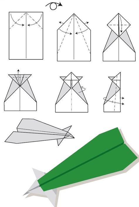 Comment faire un avion en papier qui vole bien ? 15 pliages ! Best Paper Plane, Paper Airplane Template, Origami Plane, Paper Aeroplane, Vika Papper, Image Paper, Airplane Design, Diy Papier, Seni Origami