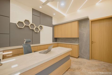 Md Room, Office Partition Design, Office Reception Table Design, Md Cabin, Boss Table, Modern Reception Desk Design, Office Counter Design, Office Layout Plan, Office Cabin Design