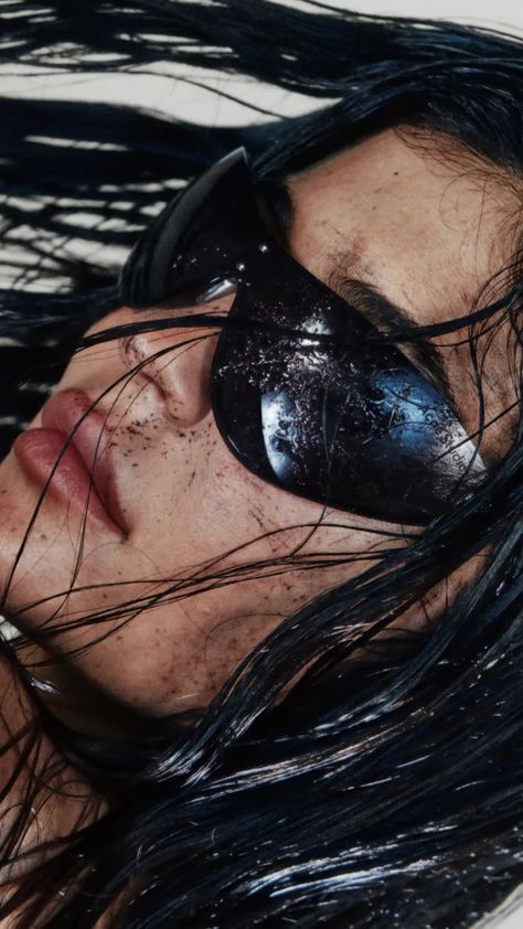 A Stripped-Down, Body-Painted Kylie Jenner Stars in Acne Studios' Fall Campaign - Fashionista Denim Campaign, Kylie Jenner Modeling, Kylie Jenner Photoshoot, Swedish Fashion, Kylie Kristen Jenner, King Kylie, Studio Photoshoot, Fashion People, Wet Look